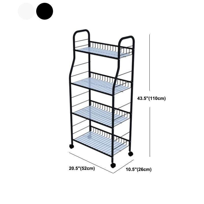 Modern Metal Shelf Bookcase Etagere Book Shelf for Study Room