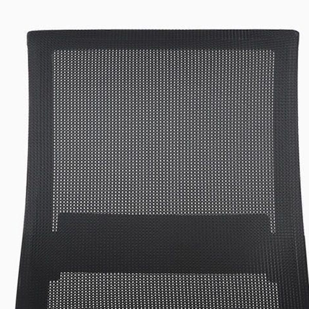 Contemporary Mesh Desk Chair with Nylon Legs Black Office Chair