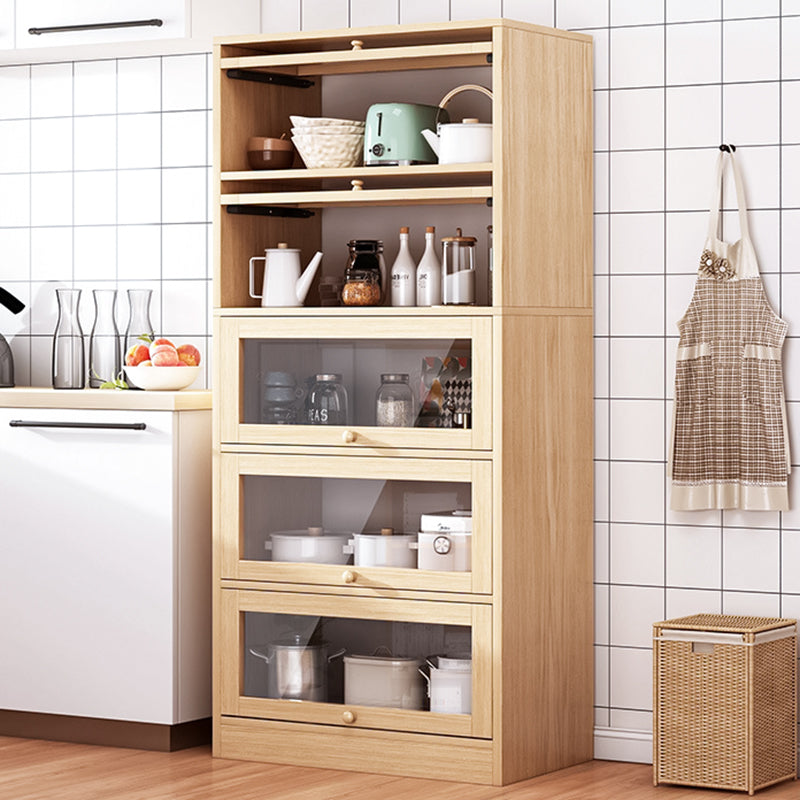 Contemporary Sideboard Door Engineered Wood Sideboard for Kitchen