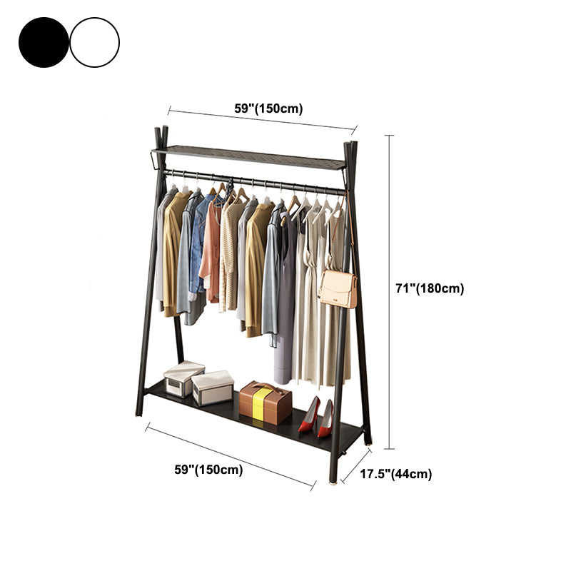 Industrial Hall Stand Metal No Distressing Shelving Included Free Standing Coat Rack