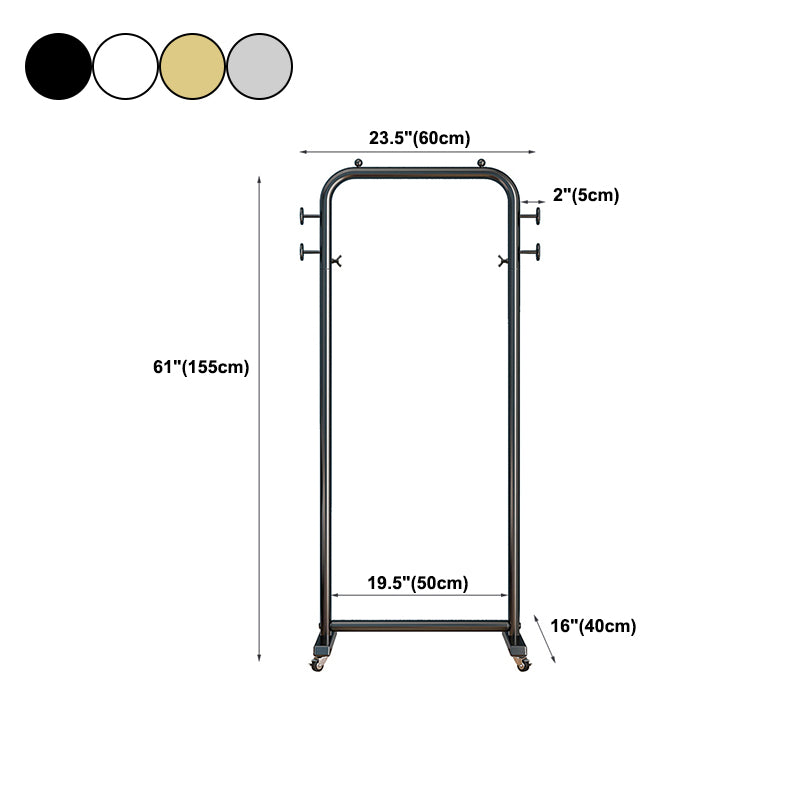 Industrial Hall Stand Metal Free Standing No Distressing Coat Rack