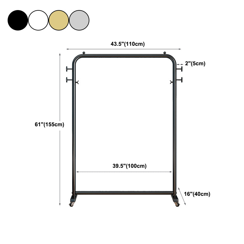 Industrial Hall Stand Metal Free Standing No Distressing Coat Rack