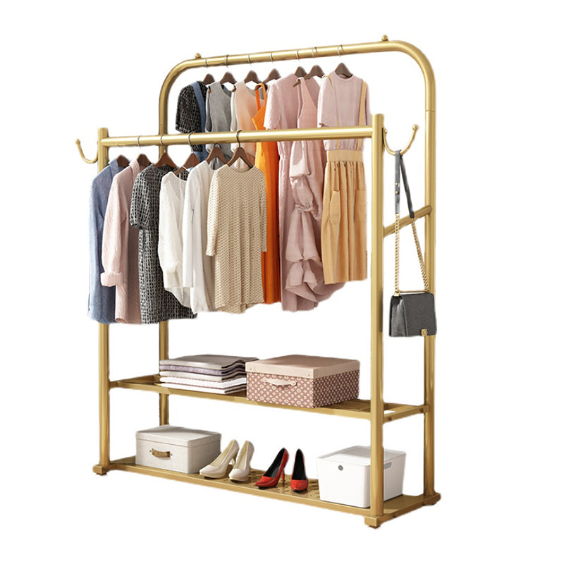 Industrial Hall Stand Metal Shelving Hooks Included Free Standing Coat Rack