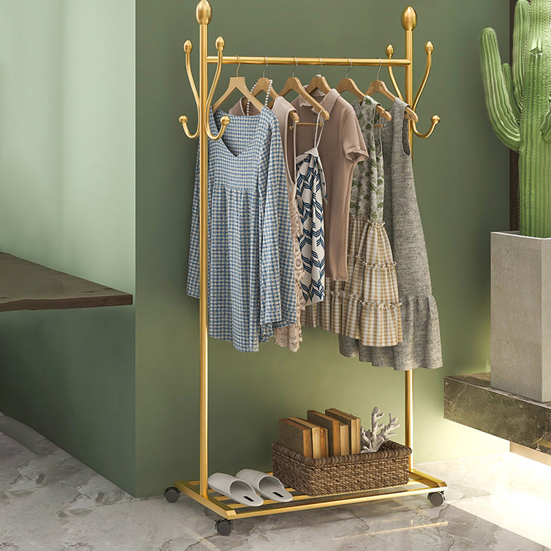 Industrial Hall Stand Metal Shelving Included Free Standing Coat Rack