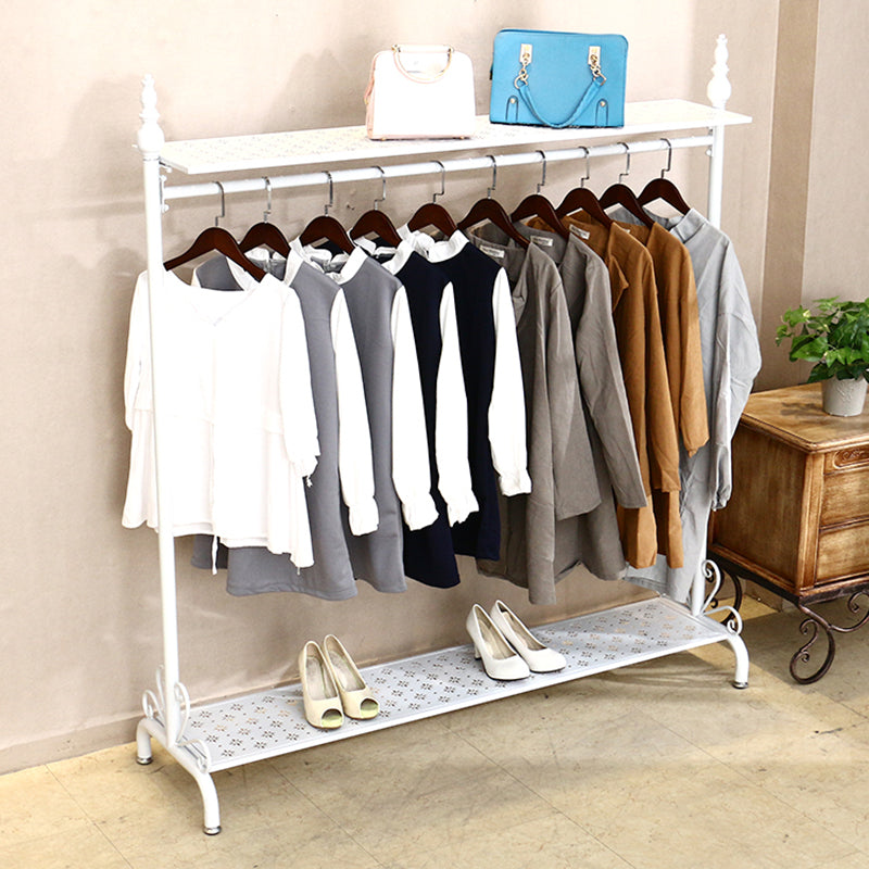 Modern Hall Stand Metal Shelving Included Free Standing Coat Rack