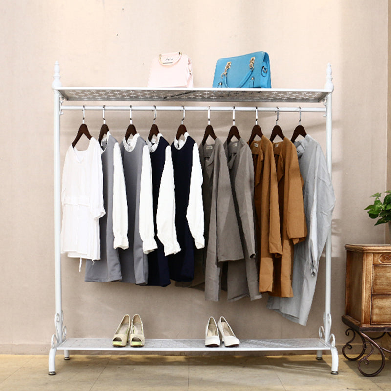 Modern Hall Stand Metal Shelving Included Free Standing Coat Rack