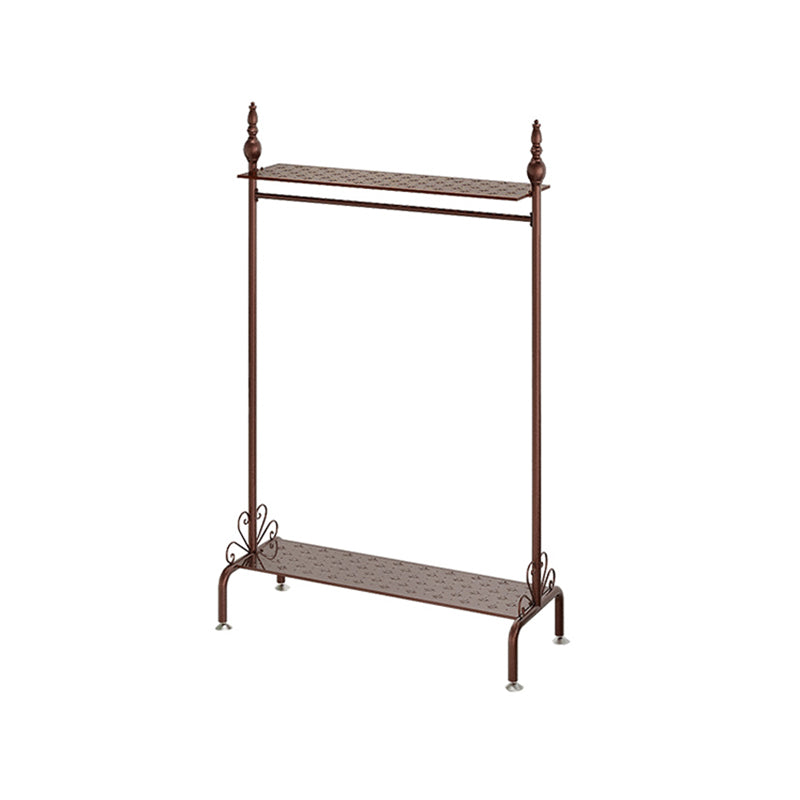 Modern Hall Stand Metal Shelving Included Free Standing Coat Rack