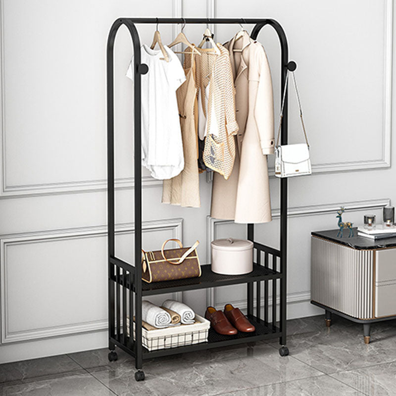 Hall Stand Contemporary Metal Shelving Included Free Standing Coat Rack