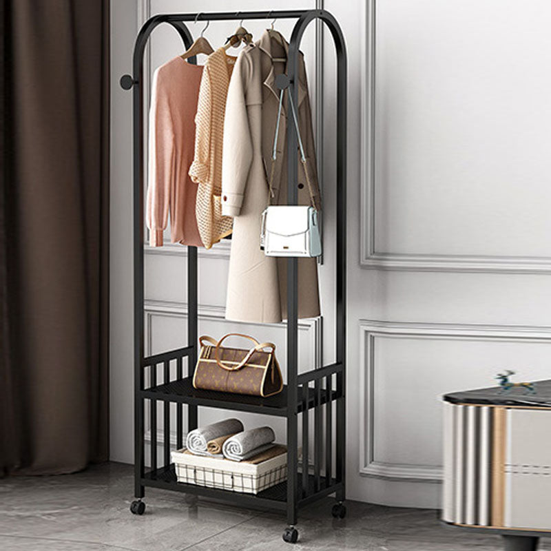 Hall Stand Contemporary Metal Shelving Included Free Standing Coat Rack