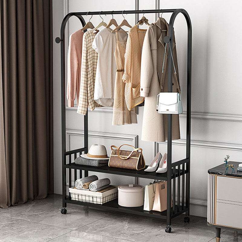 Hall Stand Contemporary Metal Shelving Included Free Standing Coat Rack