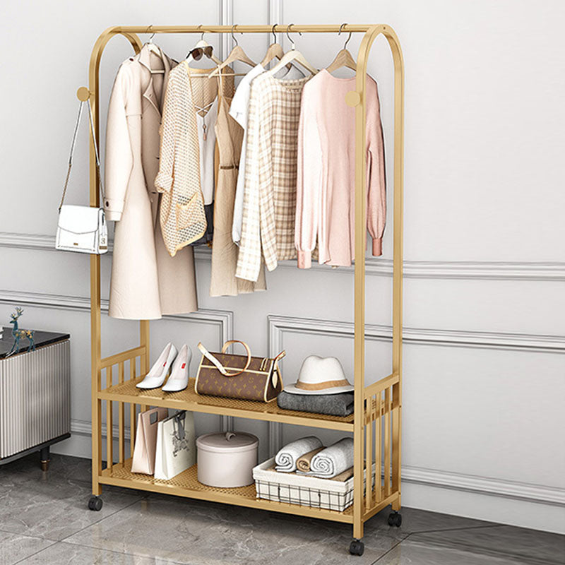 Hall Stand Contemporary Metal Shelving Included Free Standing Coat Rack