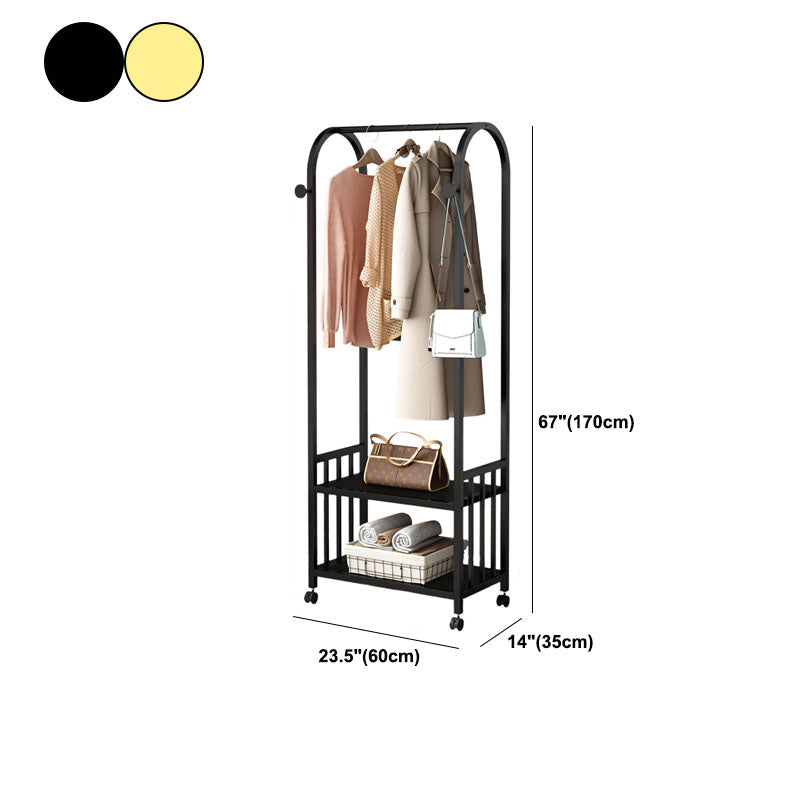 Hall Stand Contemporary Metal Shelving Included Free Standing Coat Rack