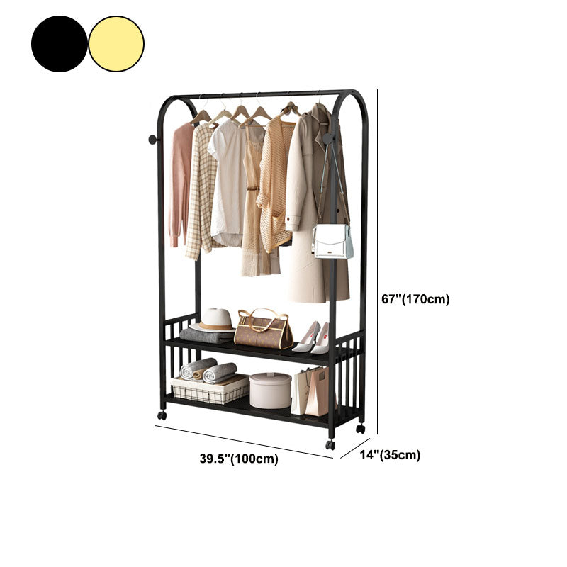 Hall Stand Contemporary Metal Shelving Included Free Standing Coat Rack