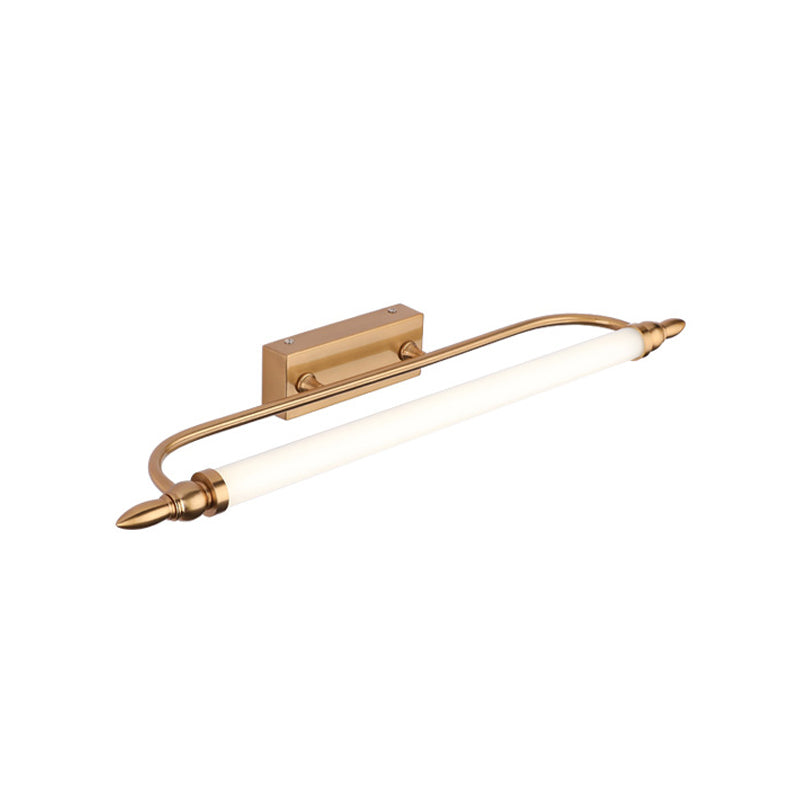 Straight Wall Sconce Lighting Simplicity Metal LED Gold Wall Lighting Fixture