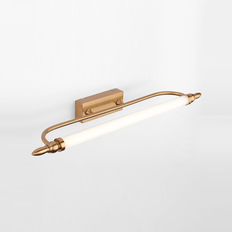 Straight Wall Sconce Lighting Simplicity Metal LED Gold Wall Lighting Fixture