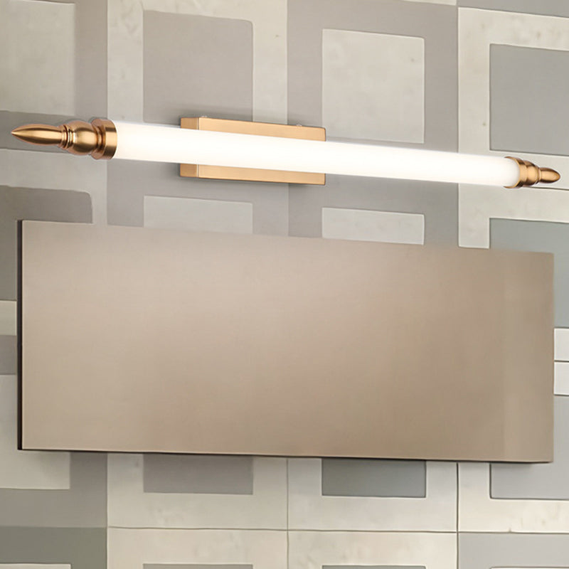 Straight Wall Sconce Lighting Simplicity Metal LED Gold Wall Lighting Fixture