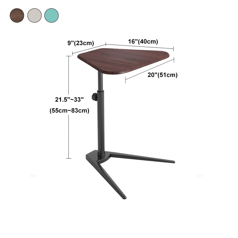 Contemporary Pedestal Standing Desk Converter Wooden Office Desk