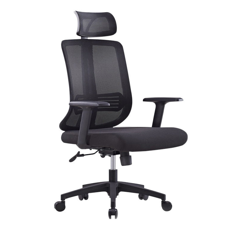 Contemporary Mesh Office Desk Chair High Back Black Office Chair with Arms