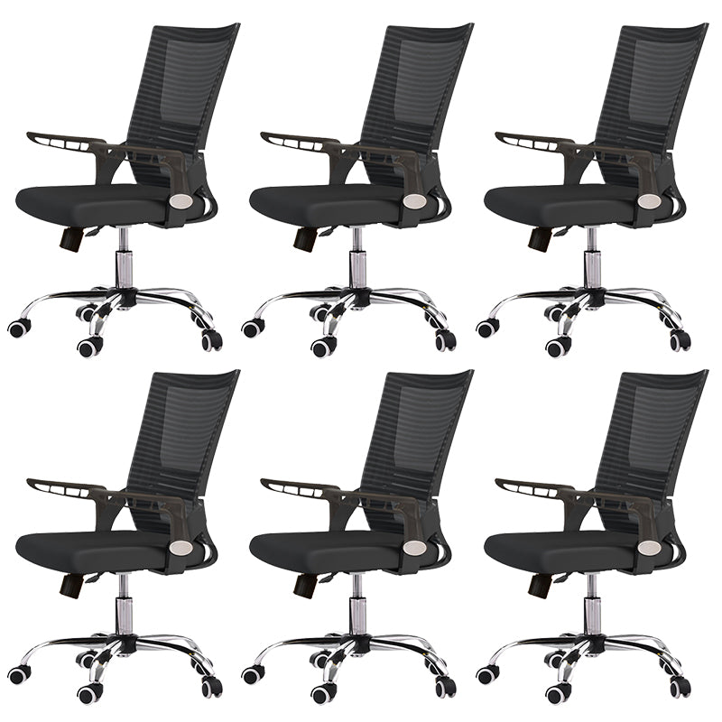 Modern Adjustable Seat Height Office Chair Slide No Distressing Office Chair