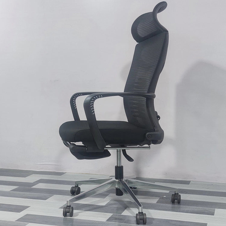 Modern & Contemporary Wheels Chair Black High Back Desk Chair