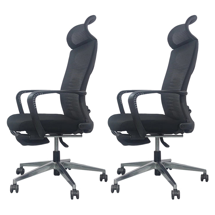 Modern & Contemporary Wheels Chair Black High Back Desk Chair