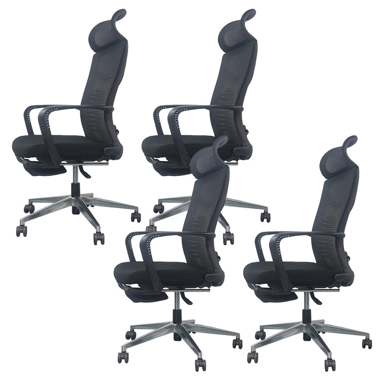 Modern & Contemporary Wheels Chair Black High Back Desk Chair