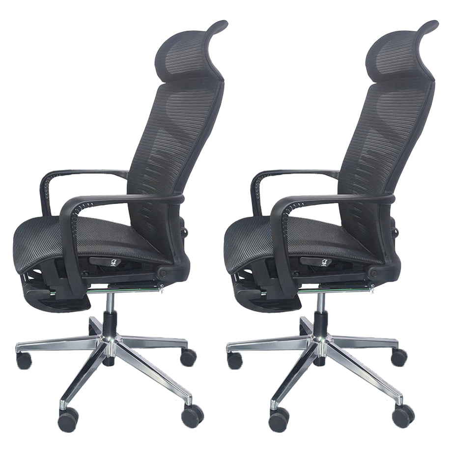 Modern & Contemporary Wheels Chair Black High Back Desk Chair