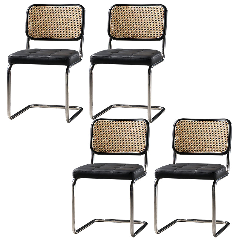 Contemporary Side Chair Low Back Office Chair No Distressing