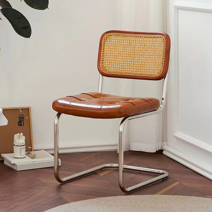 Contemporary Side Chair Low Back Office Chair No Distressing