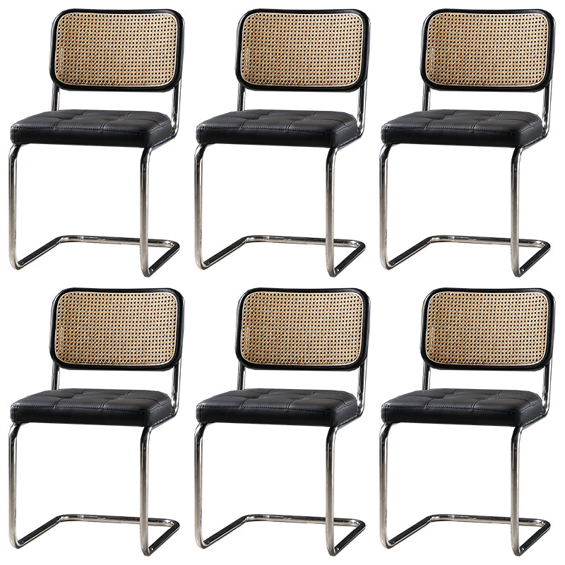 Contemporary Side Chair Low Back Office Chair No Distressing