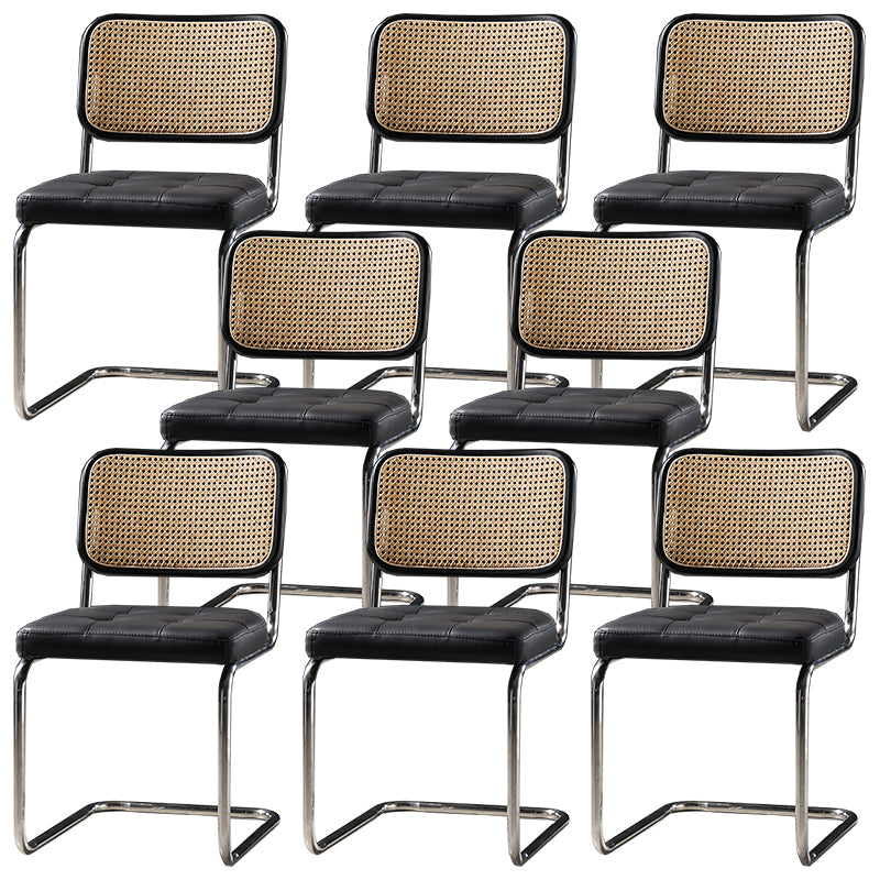 Contemporary Side Chair Low Back Office Chair No Distressing