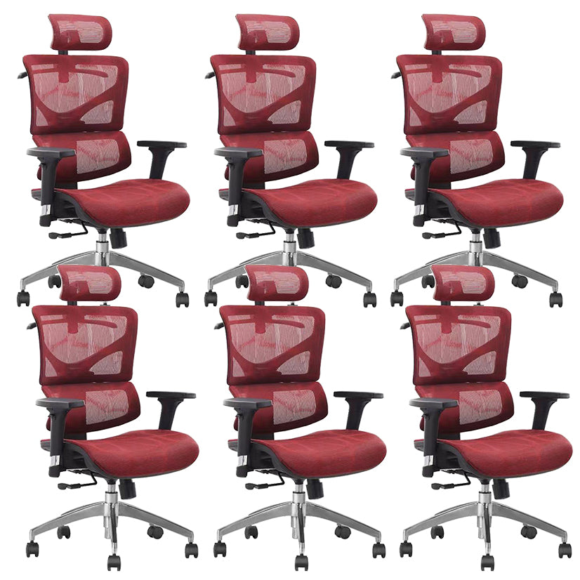 Contemporary Arm Chair Adjustable Seat Height Office Chair Pillow Included