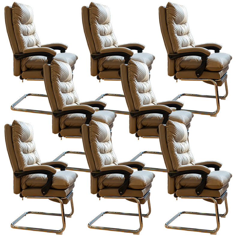 31"W Contemporary Arm Chair Upholstered Tilt Mechanism Swivel Chair