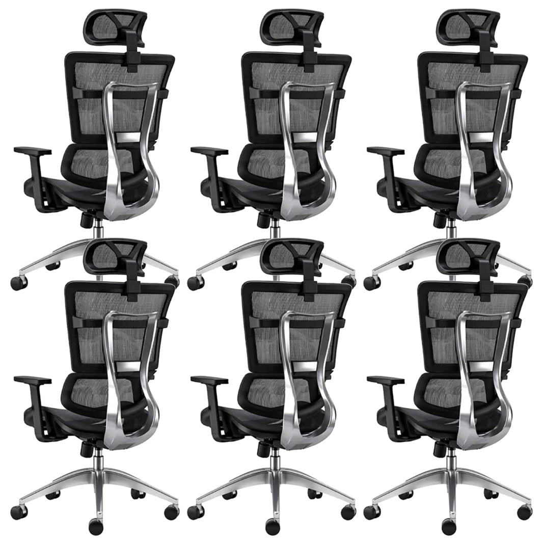 Contemporary Slide Office Chair High Back Adjustable Seat Height Desk Chair