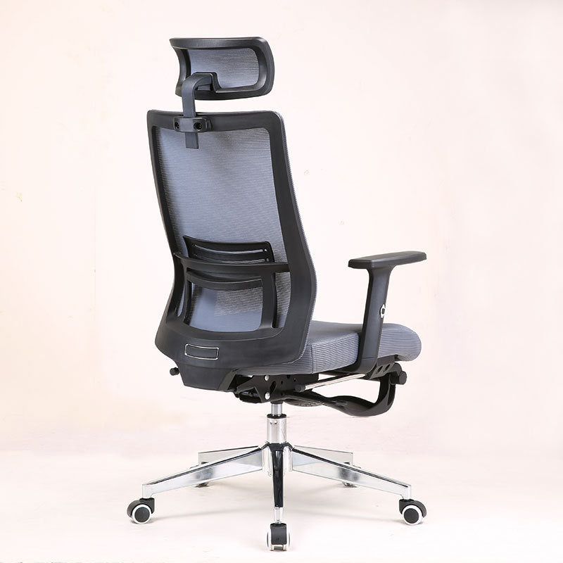 Contemporary Arm Chair Footrest Office Chair Pillow Included