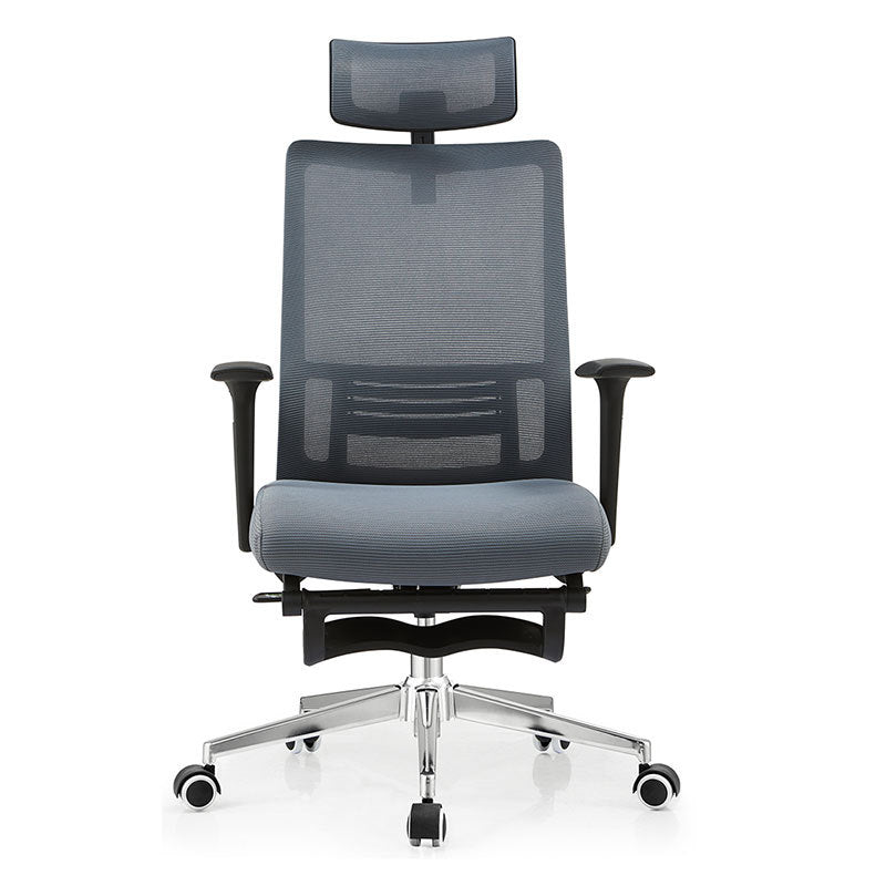 Contemporary Arm Chair Footrest Office Chair Pillow Included