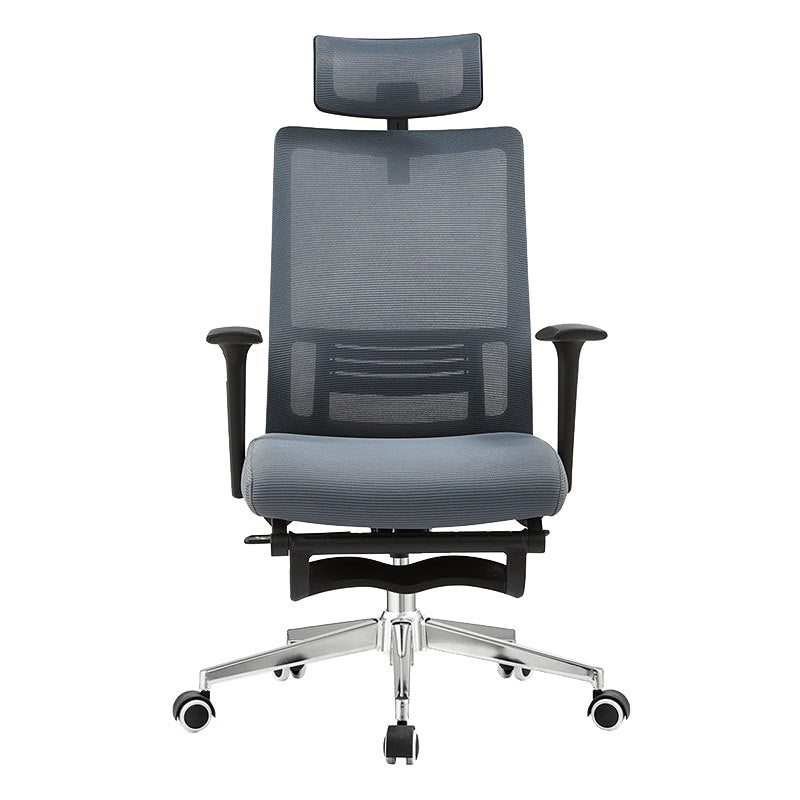 Contemporary Arm Chair Footrest Office Chair Pillow Included