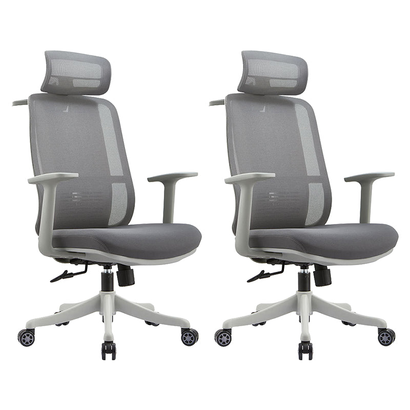 Contemporary Arm Chair Pillow Included Adjustable Seat Height Office Chair