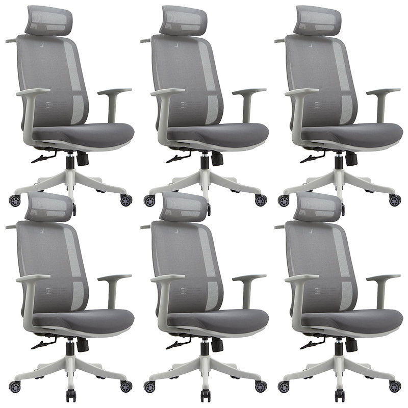 Contemporary Arm Chair Pillow Included Adjustable Seat Height Office Chair