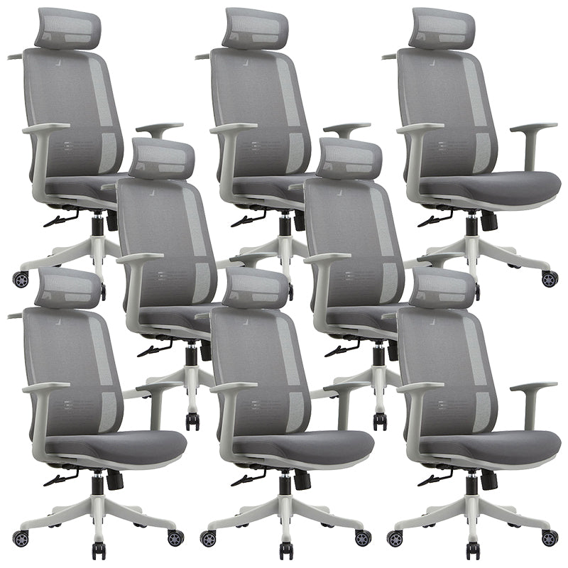 Contemporary Arm Chair Pillow Included Adjustable Seat Height Office Chair