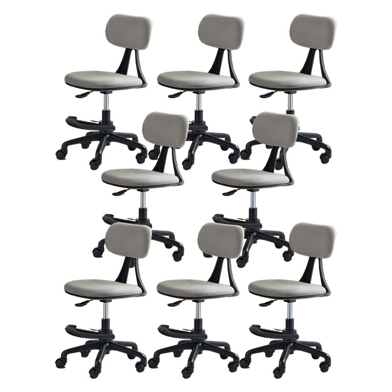 22" Wide Contemporary Office Chair Swivel Upholstered Desk Chair