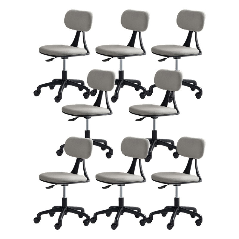 22" Wide Contemporary Office Chair Swivel Upholstered Desk Chair