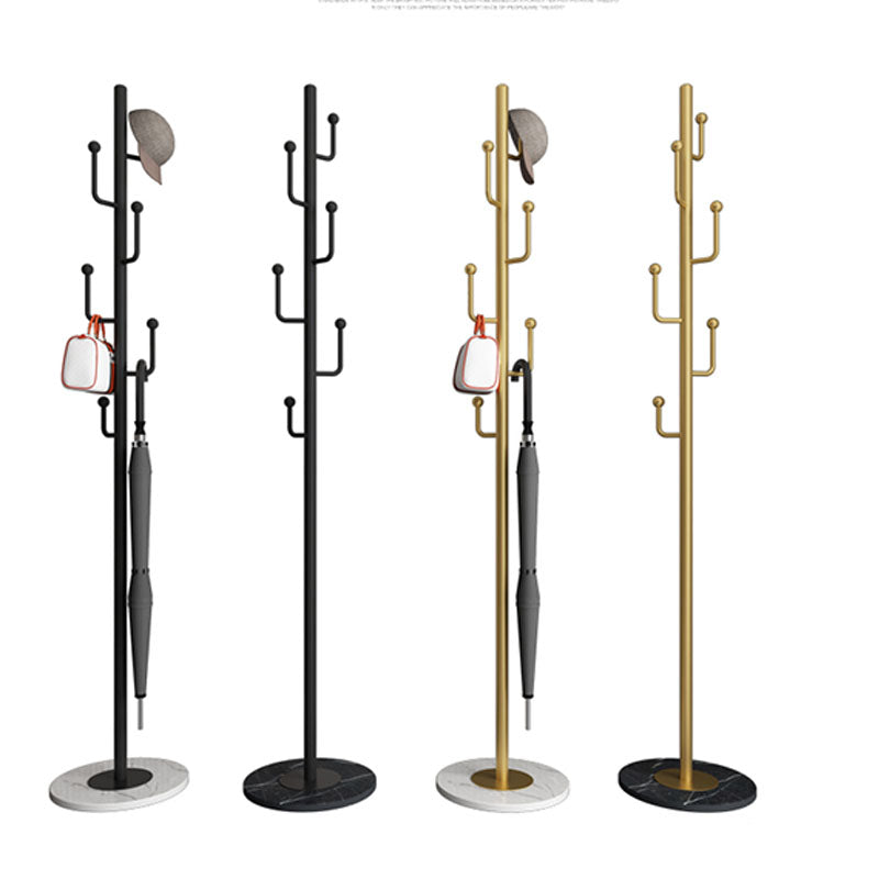 Glam Hall Stand Metal Hooks Included No Distressing Free Standing Rack Metal