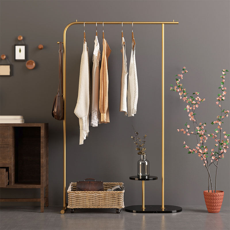 Glam Hall Stand Hooks Included No Distressing Free Standing Rack Metal