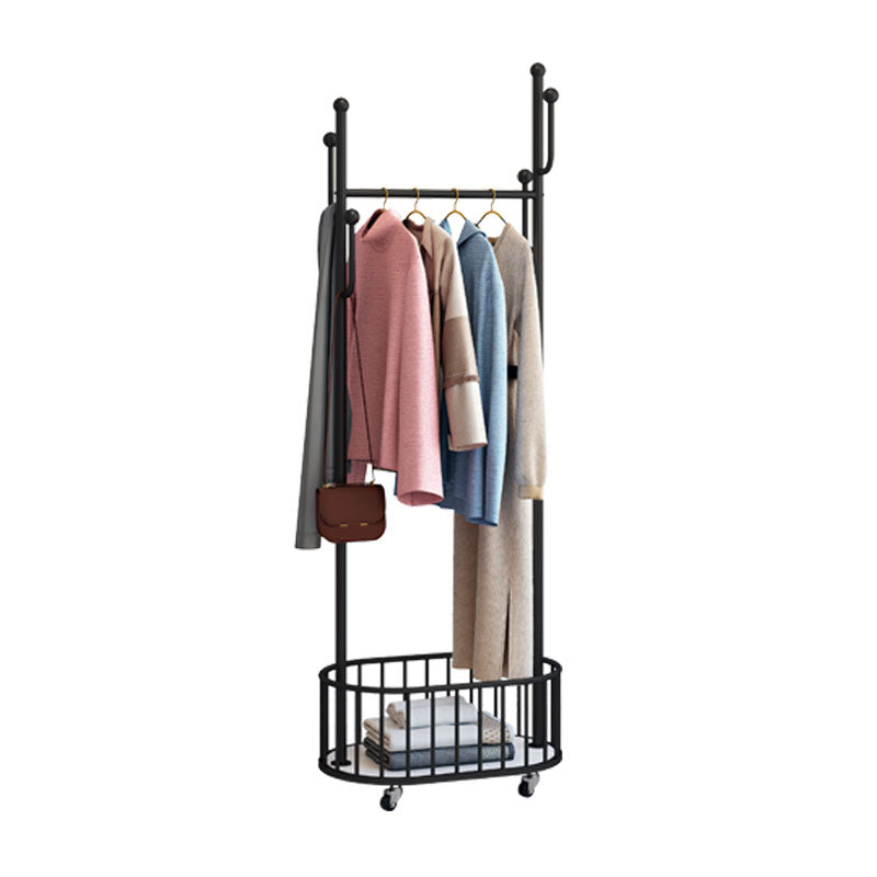 Glam Hall Stand Metal No Distressing Shelving Hooks Included Free Standing Coat Rack