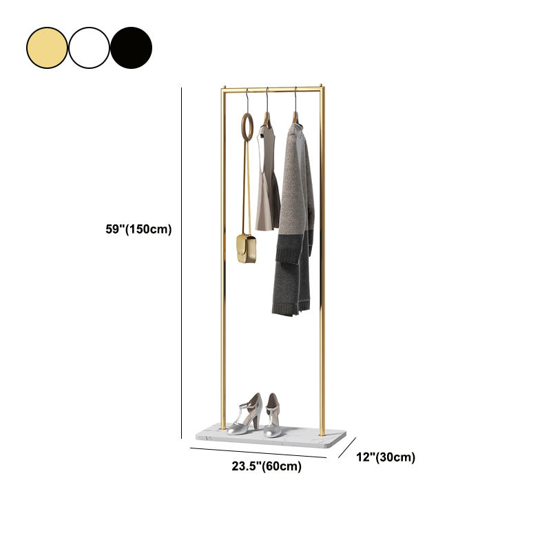 Contemporary Hall Stand Metal No Distressing Free Standing Coat Rack