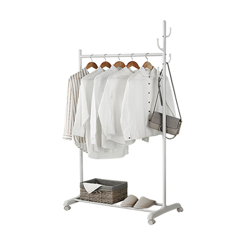 Contemporary Entry Hall Tree Metal Hooks Included No Distressing Free Standing Coat Rack