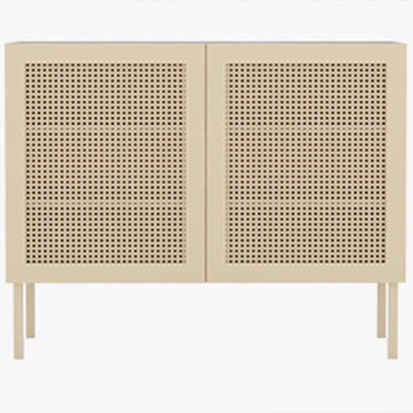 Rattan Living Room Sideboard 39.5"L Cabinet Modern Server Cabinet with Storage