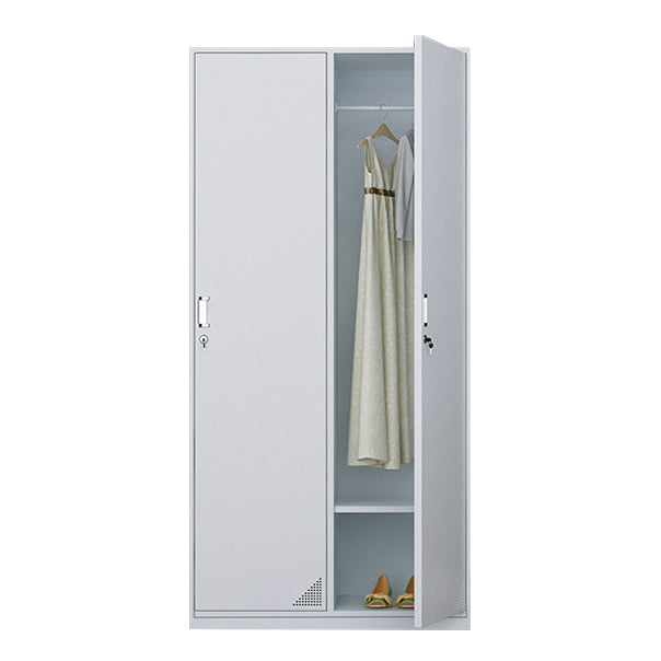 Modern & Contemporary Cabinet for Bathroom Grey Metal Storage Cabinet