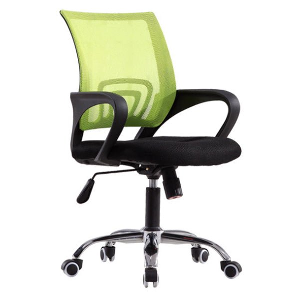 Modern Mid-back Office Chair Microfiber Adjustable Desk Chair